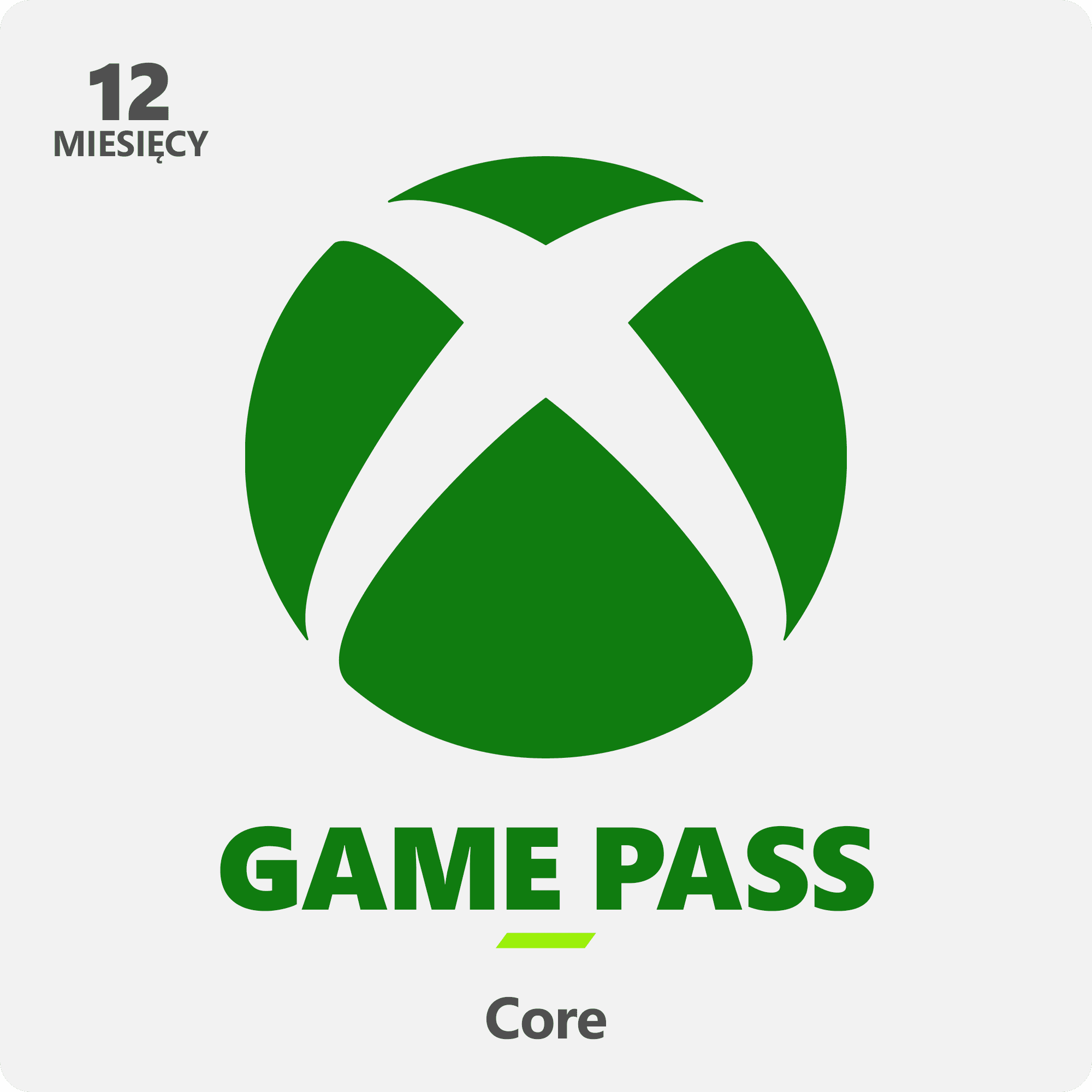 Xbox Game Pass Core – 12-miesięczne członkowstwo – cover