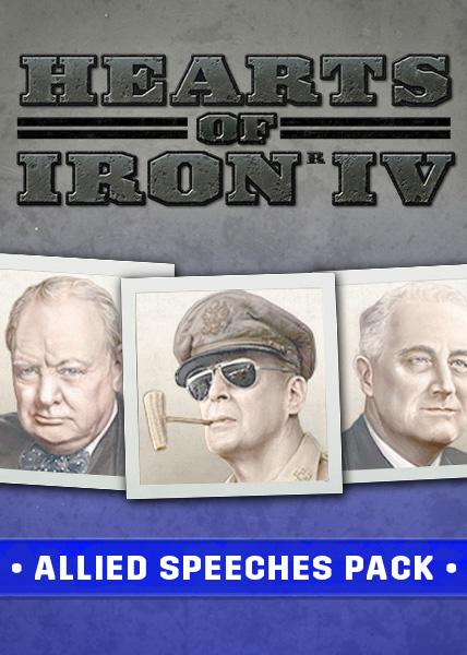 Hearts of Iron IV: Allied Speeches Pack NEW – cover