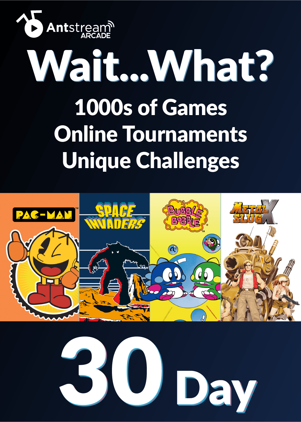 Antstream 30 Days Access – cover