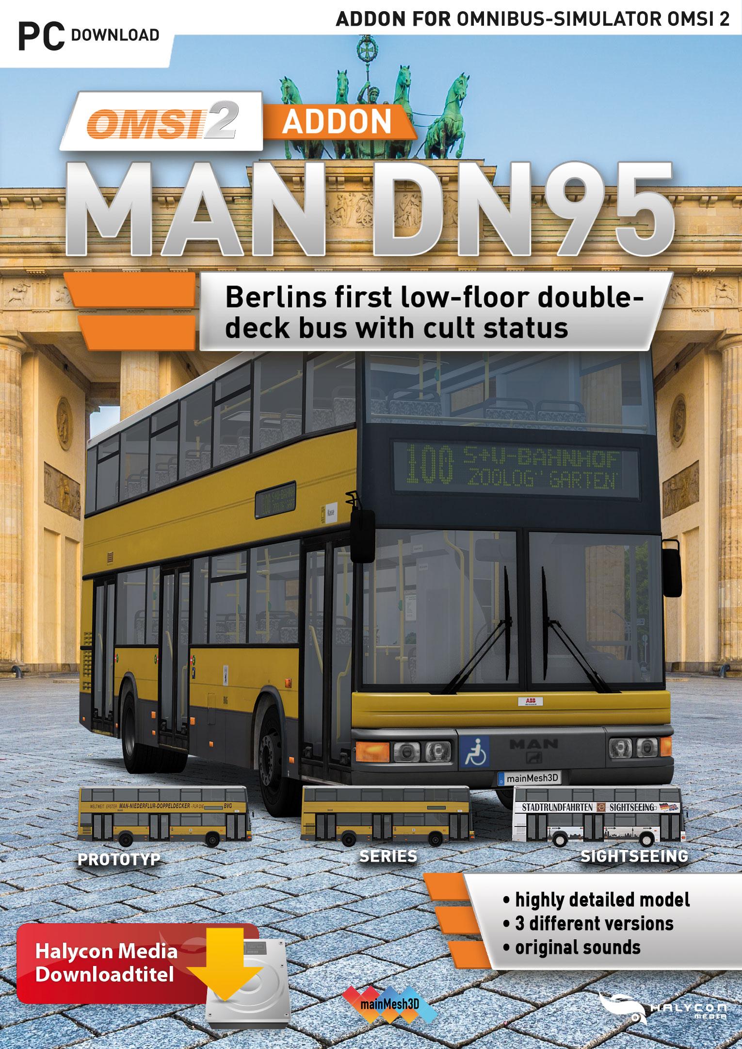 OMSI 2 Add-On MAN DN95 – cover