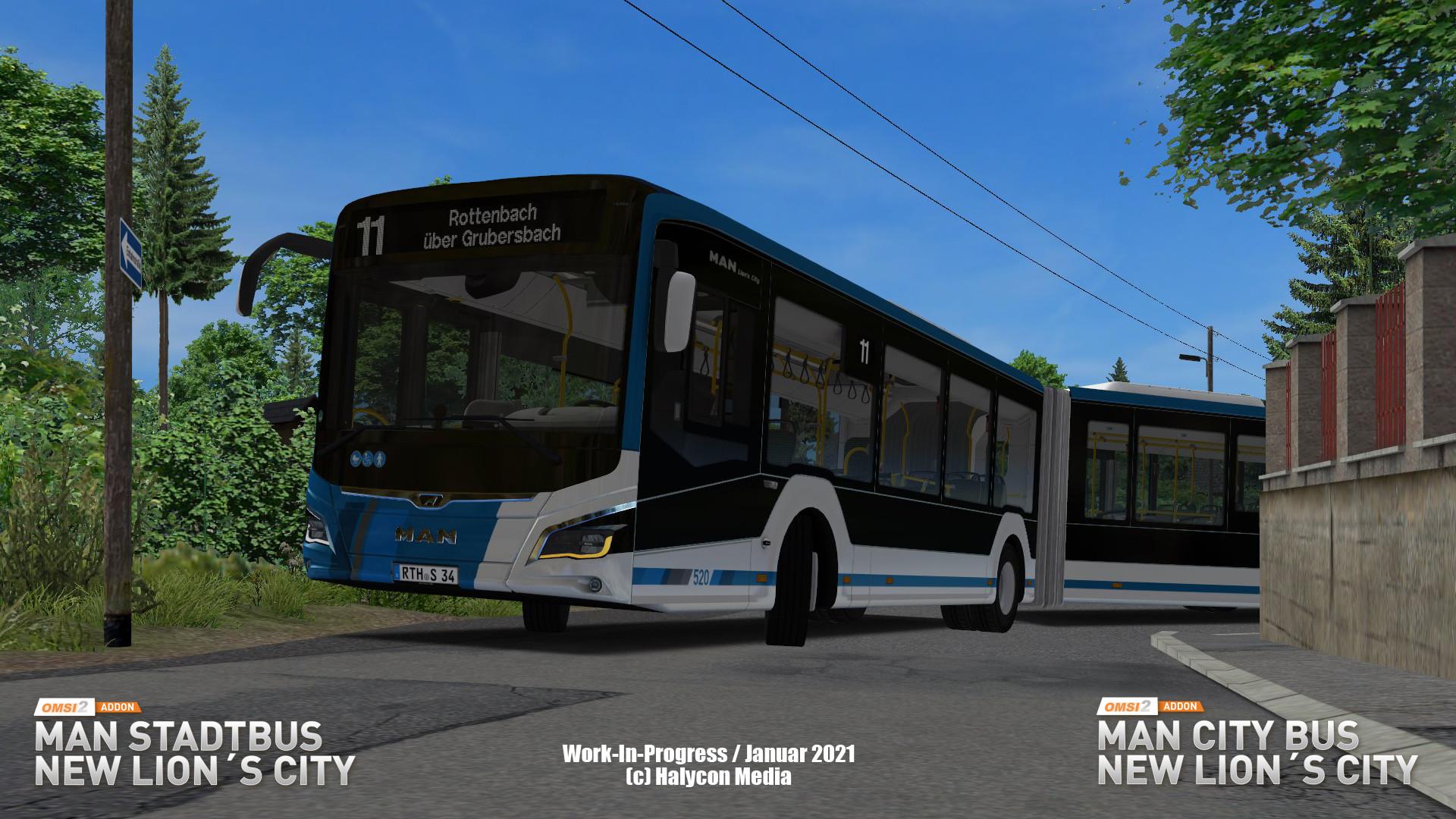 OMSI 2 Add-on MAN Stadtbus New Lion's City – screenshot 2