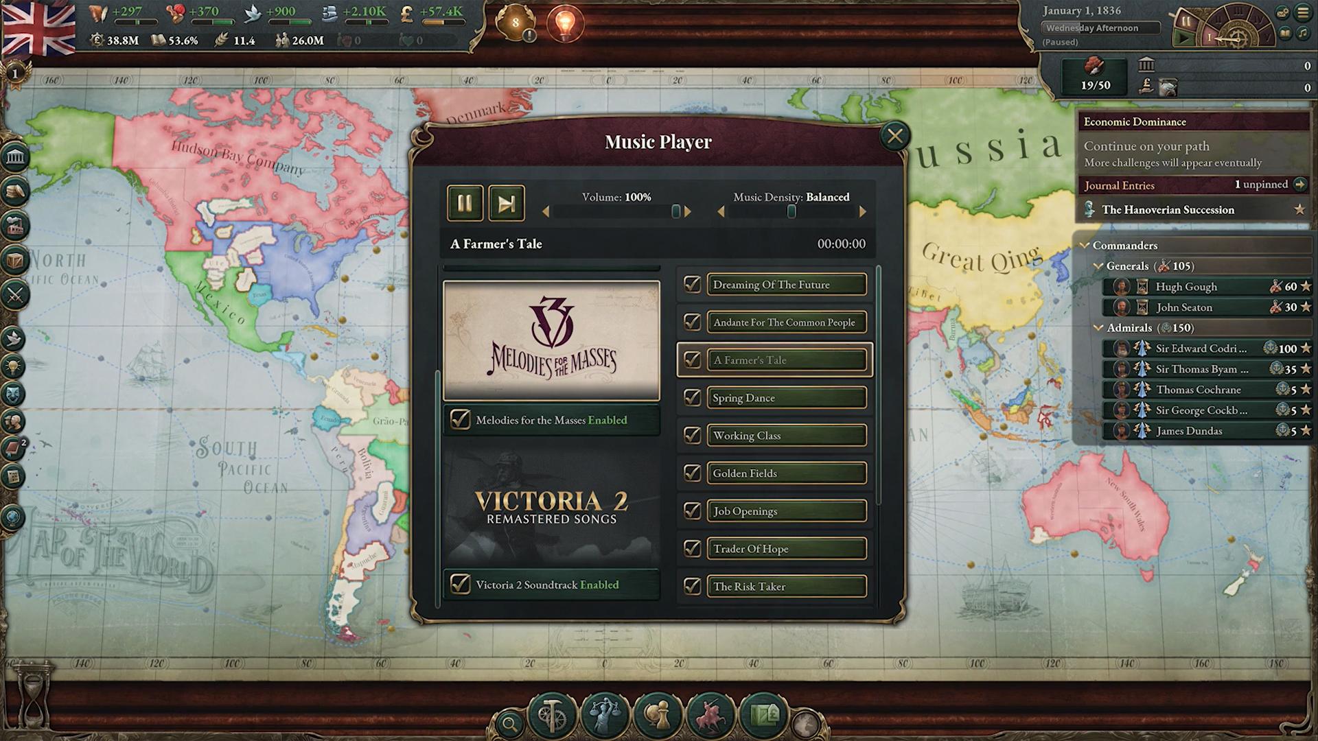 Victoria 3: Melodies for the Masses Music Pack – screenshot 2