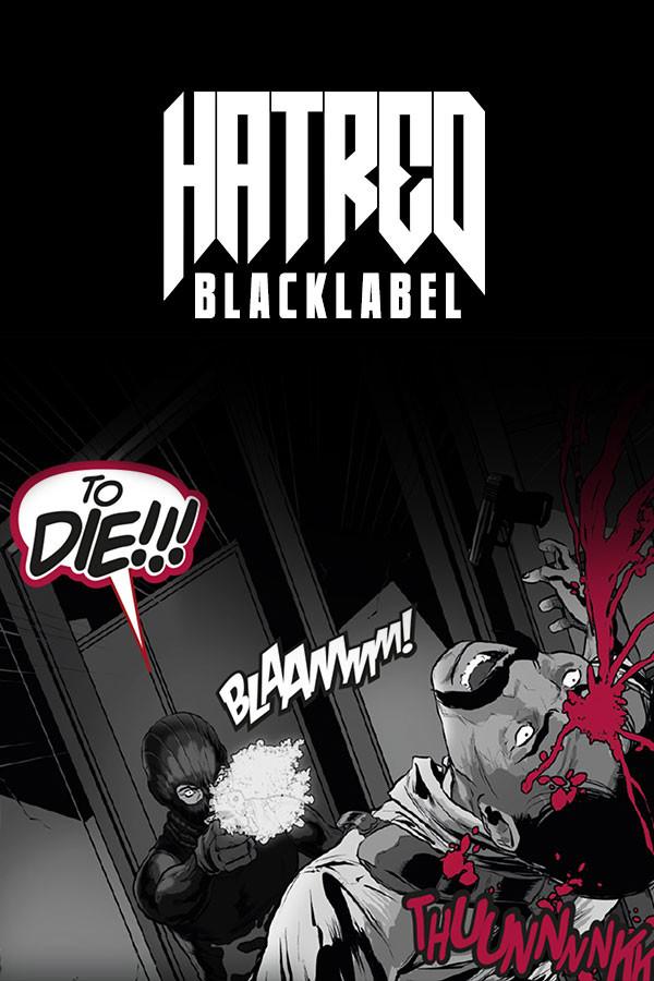 Hatred: Black Label - comic book – cover