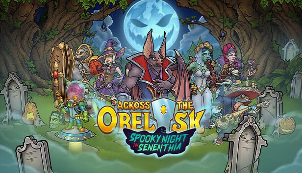Across The Obelisk: Spooky night in Senenthia – cover