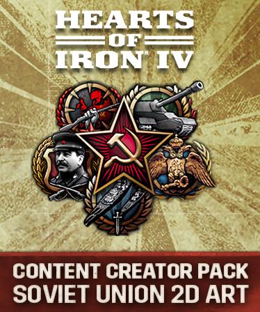 Hearts of Iron IV: Content Creator Pack - Soviet Union 2D Art – cover