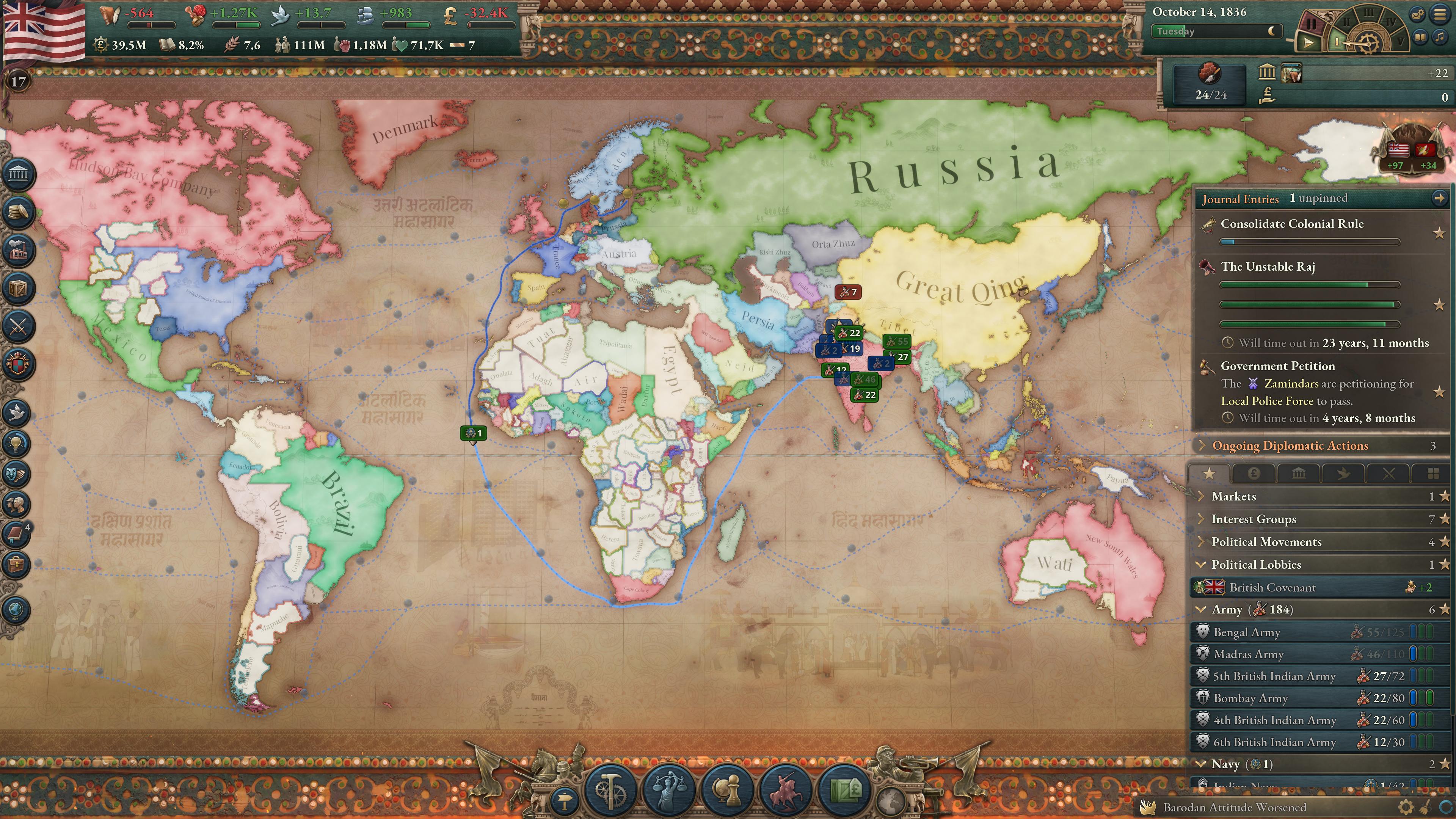 Victoria 3: Pivot of Empire – screenshot 2