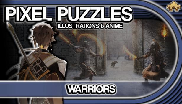 Pixel Puzzles Illustrations & Anime - Jigsaw Pack: Warriors – cover