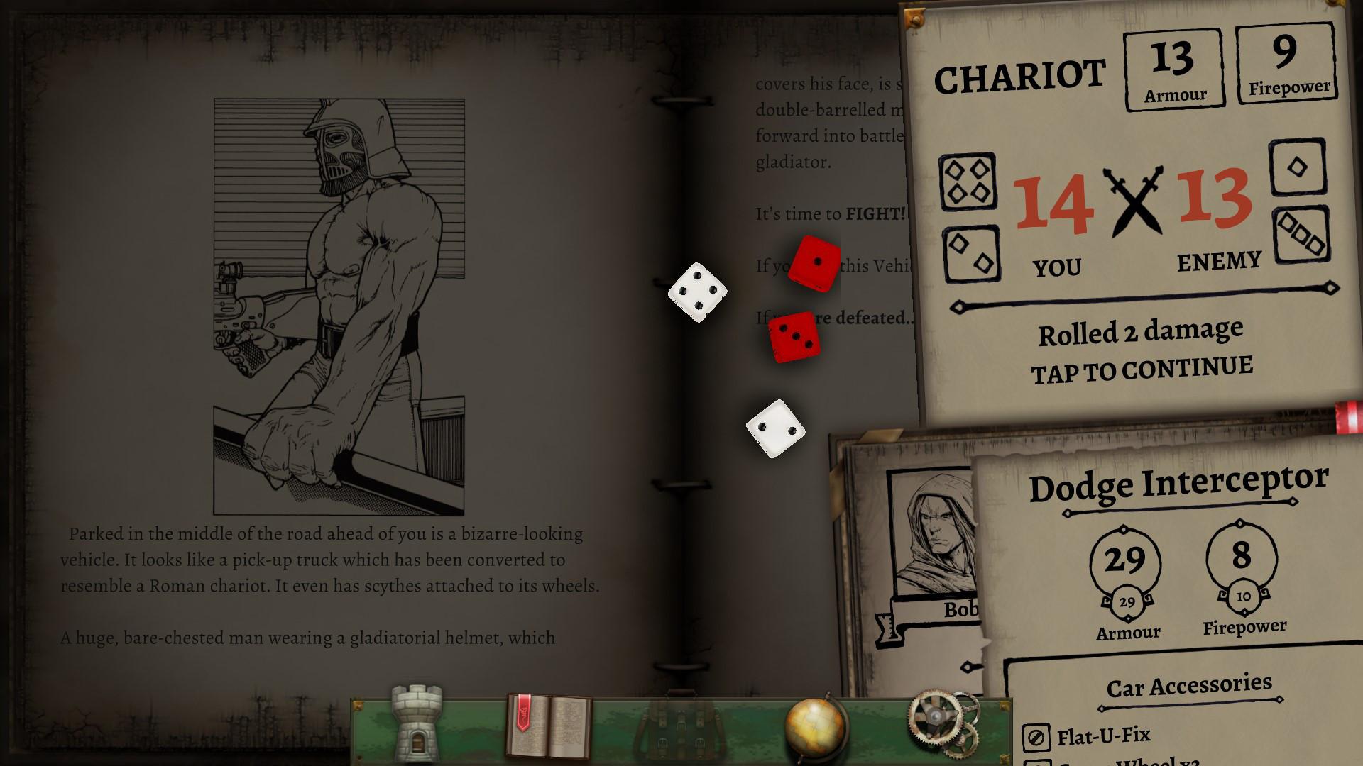 Freeway Fighter (Fighting Fantasy Classics) – screenshot 2