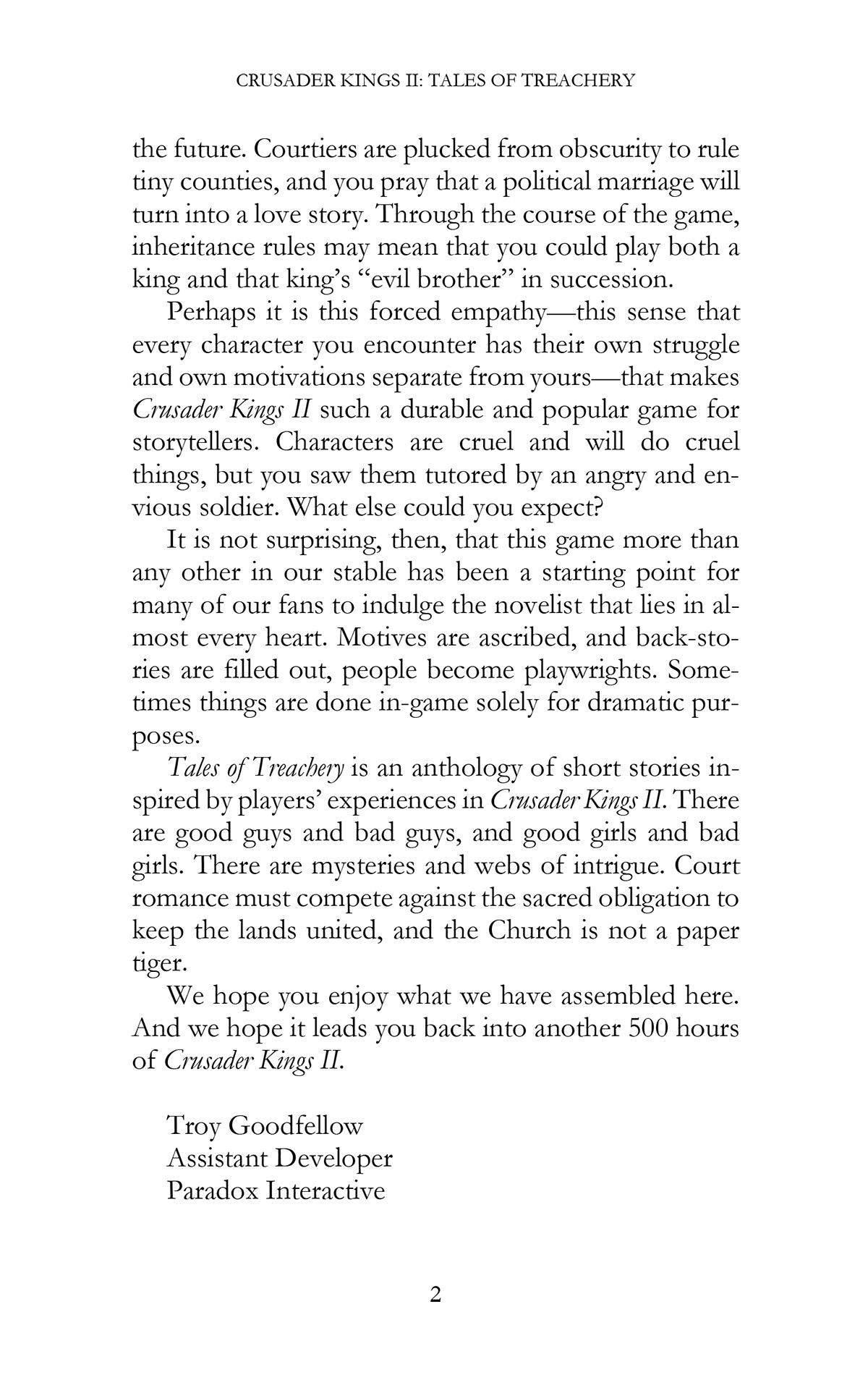 Crusader Kings II: Ebook: Tales of Treachery – screenshot 2