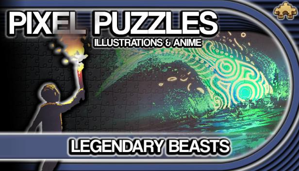 Pixel Puzzles Illustrations & Anime - Jigsaw Pack: Legendary Beasts – cover