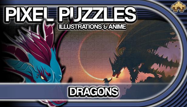 Pixel Puzzles Illustrations & Anime - Jigsaw Pack: Dragons – cover