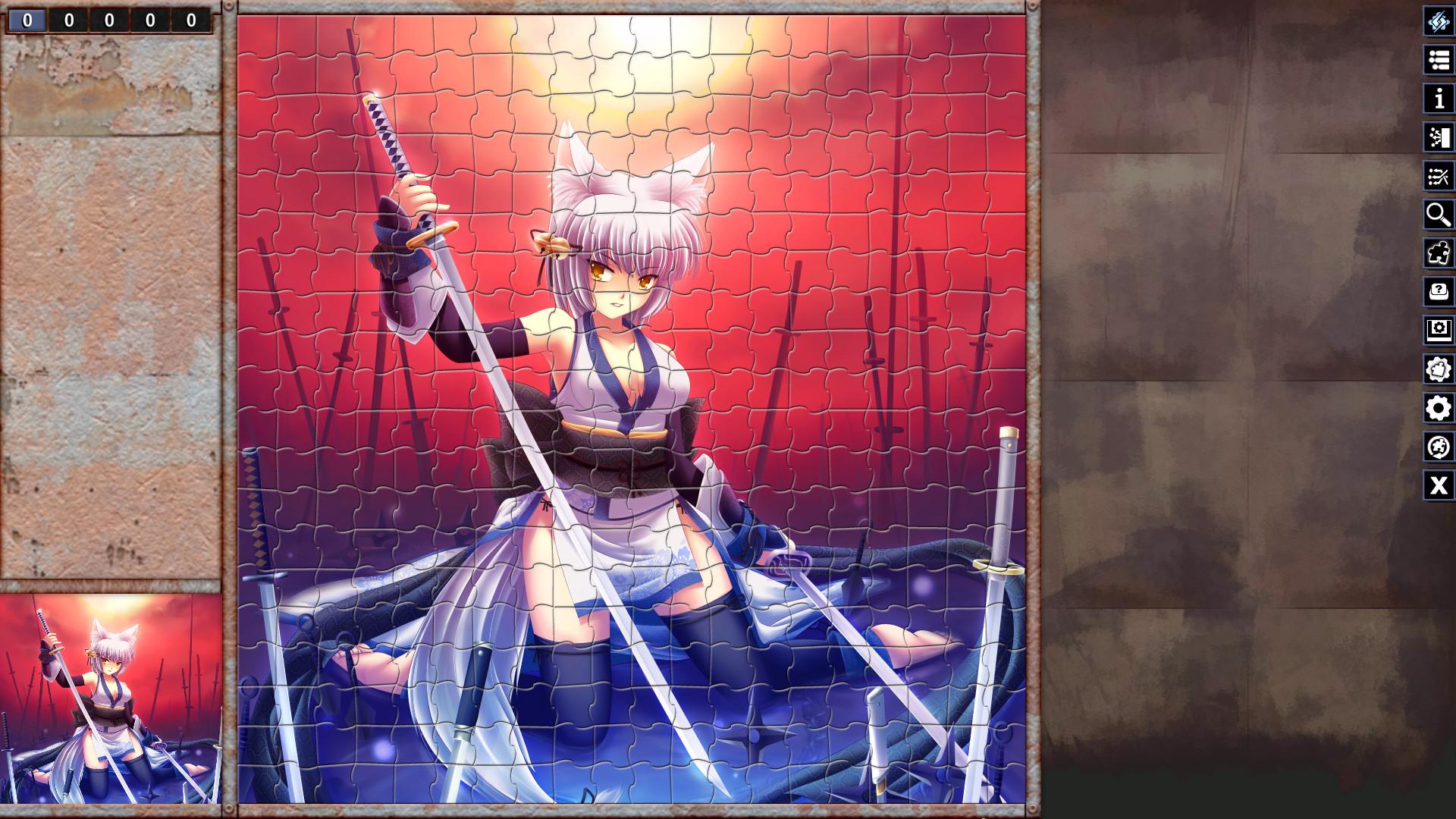 Pixel Puzzles Illustrations & Anime - Jigsaw Pack: Ninja Girls – screenshot 2