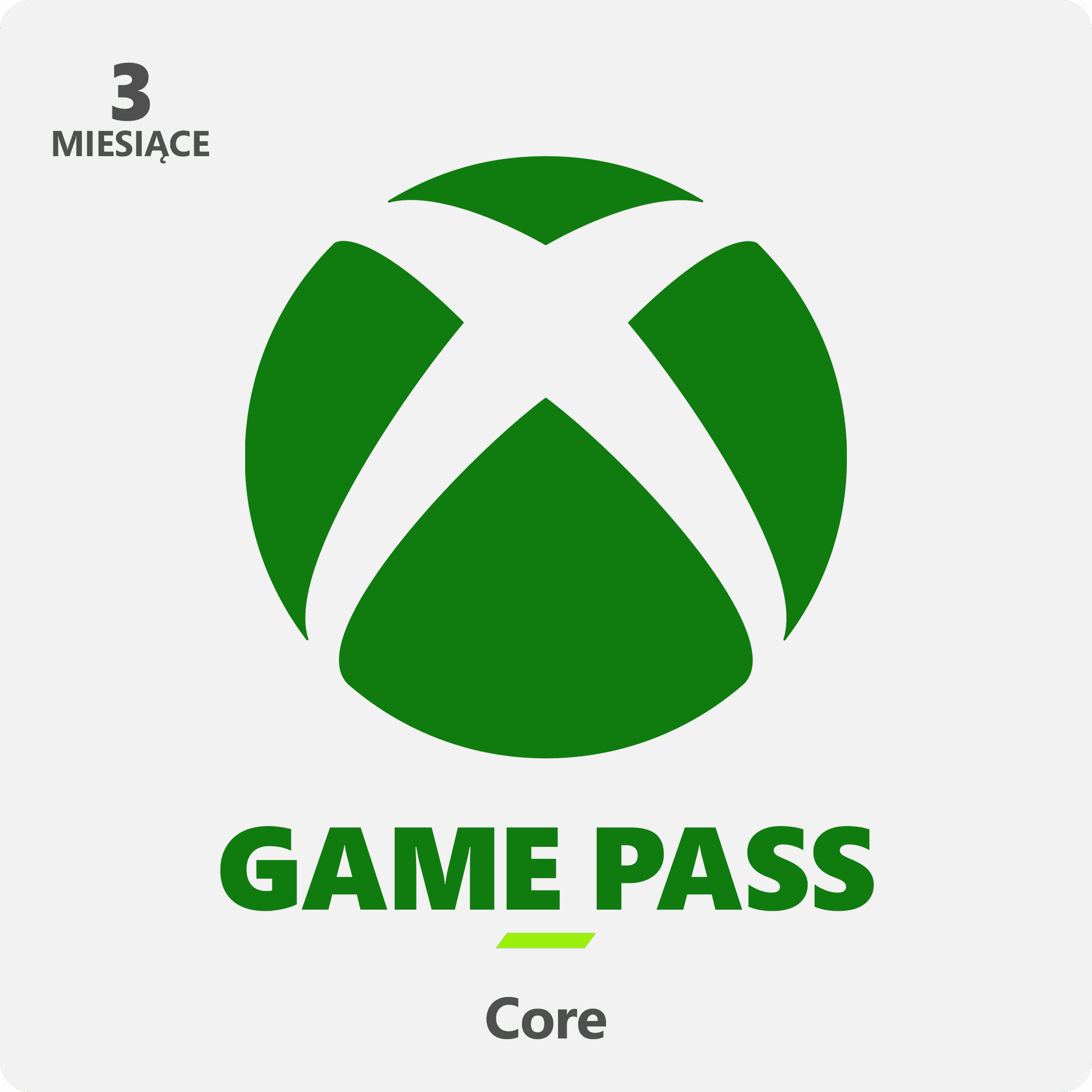 Xbox Game Pass Core – 3-miesięczne członkowstwo – cover