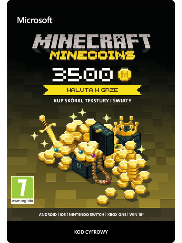 Minecraft Minecoins 3500 – cover