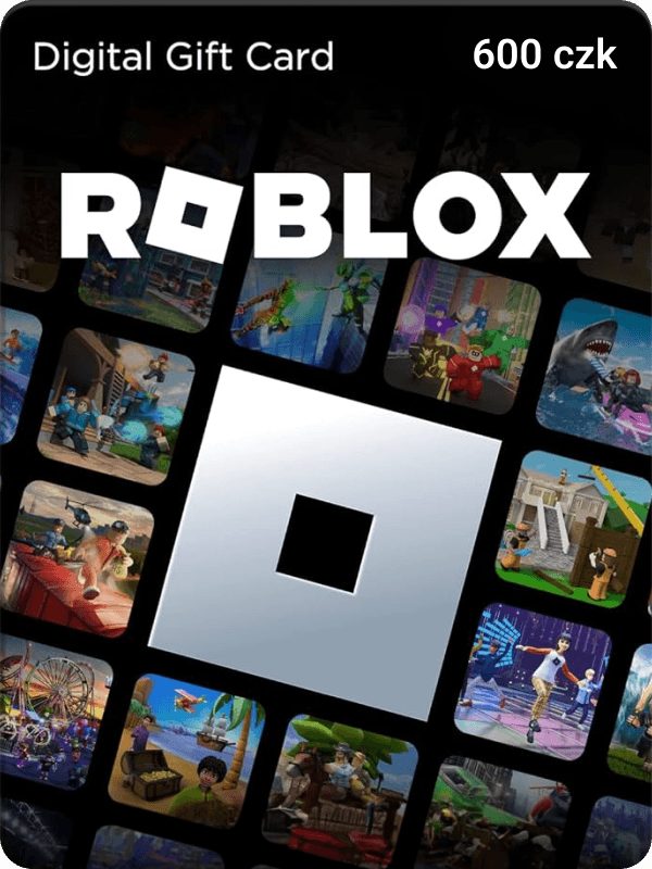 Roblox Gift Card 600 CZK - Czech – cover