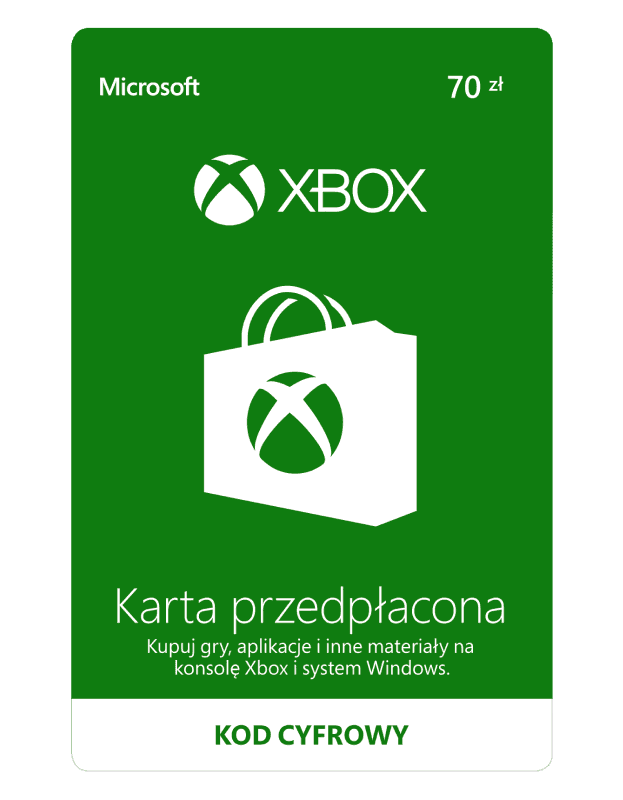 Karta przedpłacona Xbox – 70 zł – cover