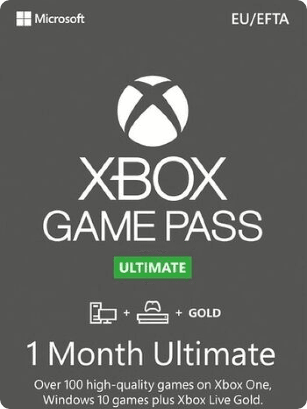 Microsoft Xbox Game Pass Ult 1M ESD TR – cover